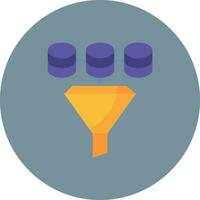 Data Filter Vector Icon