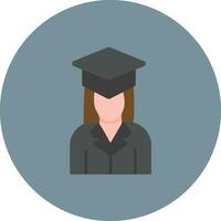 Female Graduate Vector Icon