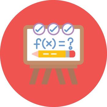 Solving Formula Vector Icon
