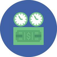 Time Based Payment Vector Icon