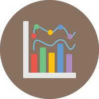 Bell Shaped Graph Vector Icon