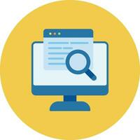 Online Search Vector Icon