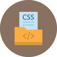 CSS File Vector Icon