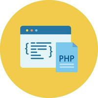 PHP Coding Vector Icon