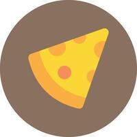 icono de vector de rebanada de pizza