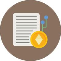 Smart Contract Vector Icon