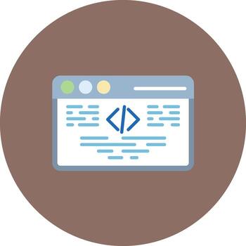 Programming Language Vector Icon