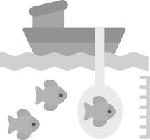 Deep Sea Fishing Vector Icon