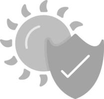 icono de vector de protección solar