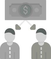 Peer to Peer Lending Vector Icon