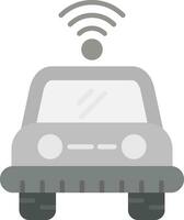 Self Driving Vehicle Vector Icon