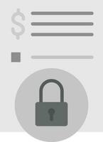 Document Security Vector Icon