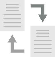 Documents Exchange Vector Icon