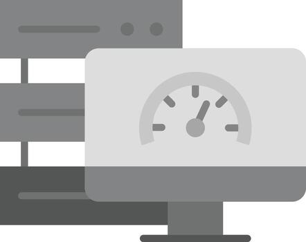 base de datos velocidad vector icono