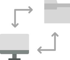 icono de vector de transferencia de archivos