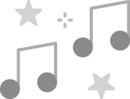 icono de vector de nota musical