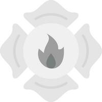 Firefighter Badge Vector Icon