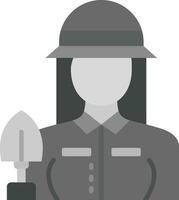 Archaeologist Female Vector Vector Icon