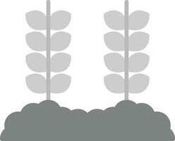 Wheat Plantation Vector Icon