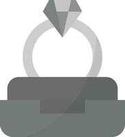 icono de vector de anillo de diamante