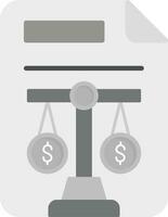 Balance Sheet Vector Icon