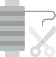 Thread Cut Vector Icon