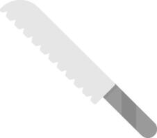 un pan cuchillo vector icono