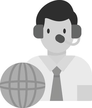 Interprete vector icono