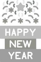 Happy New Year Vector Icon