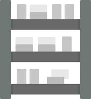 Library Shelves Vector Icon