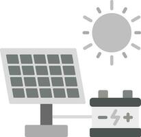 Solar Energy Vector Icon