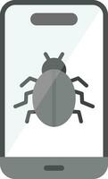 Mobile Virus Vector Icon