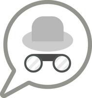 Chat Spyware Vector Icon