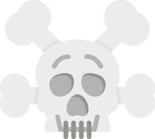 icono de vector de calavera