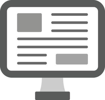 Computer Vector Icon