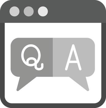 QA Vector Icon