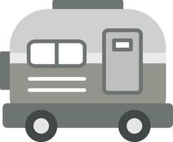 House on Wheels Vector Icon