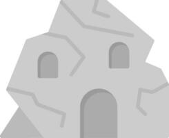 Cave House Vector Icon