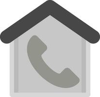 House Agency Call Vector Icon