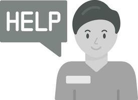 Ask For Help Vector Icon