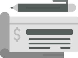 Cheque Vector Icon