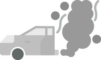 icono de vector de contaminación de coche