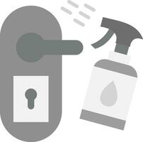 Cleaning Door Handle Vector Icon