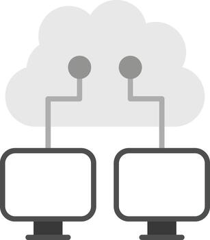 Cloud Network Vector Icon