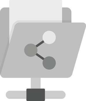 Shared Folder Vector Icon