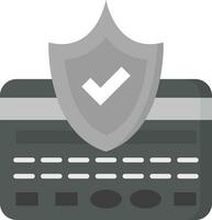 icono de vector de pago seguro