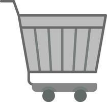 icono de vector de carrito de compras