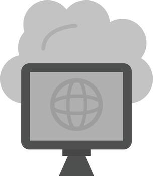 Cloud Computing Vector Icon