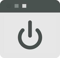 Power Interface Vector Icon