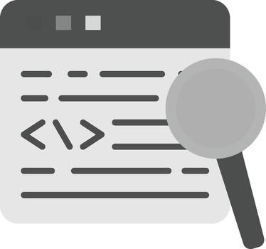 Find Code Vector Icon
